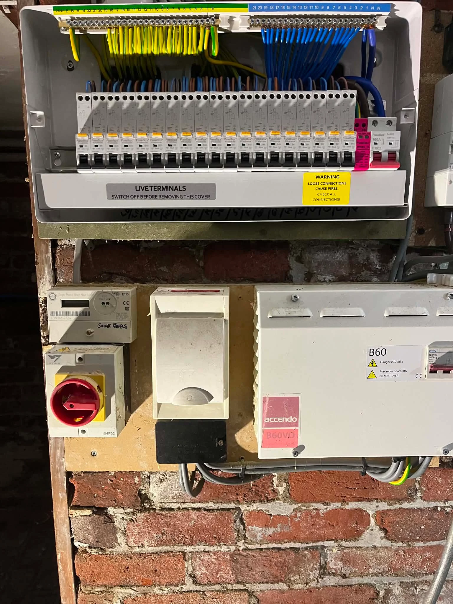 Consumer unit and electrical equipment installation
